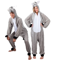 Boland Ezel kostuum   onesie   one size   dierenpak   carnaval   vrijgezellenfeest