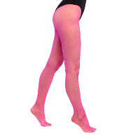 Boland Fishnet panty   roze   dames   maat M/L   carnaval   foute party