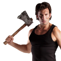 Boland Hakbijl   49 cm   schuimrubber   halloween   horror thema   bijl