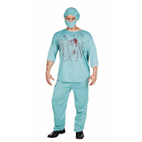 Boland Halloween chirurg   4 delig   heren   nep bloed   horror thema
