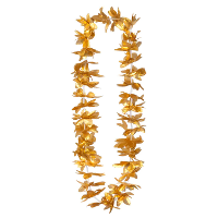 Hawaii krans/slinger   Tropisch   goud   Bloemen hals slingers