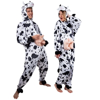 Boland Koeien kostuum   onesie   volwassenen   koe   carnaval