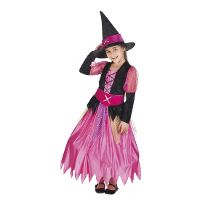 Boland Kostuum heks   meisjes   jurk   riem   hoed   halloween   carnaval