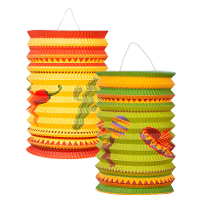 Boland Lampionnen Mexico   2x stuks   mexicaans thema   fiesta   versiering