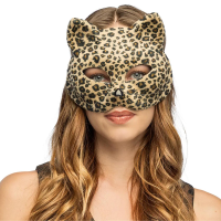 Luipaard dieren verkleedmasker   volwassenen   carnaval   gezichtsmasker   print