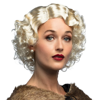 Boland Marilyn Monroe Pruik   blond   krullen   carnaval   hollywood