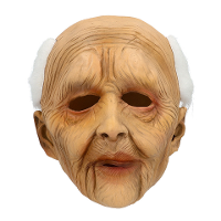 Oude man verkleedmasker   latex   voor volwassenen   bejaarde/Abraham/Joe Biden/Opa   carnaval