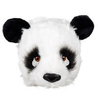 Panda beer dieren verkleedmasker   pluche   volwassenen   Horror/halloween   carnaval   half gezicht