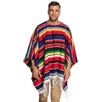 Boland Party   verkleedkleding   Mexicaanse poncho   volwassenen   Carnaval   exclusief sombrero