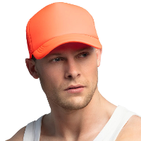 Boland pet neon   oranje   volwassenen   unisex   80/90s thema   uv blacklight