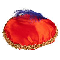 Boland Pietenmuts   rood   met veer   kinderen   sinterklaasfeest