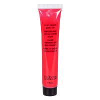 Schmink/make up tube   rood   19 gram   waterbasis   carnaval/Halloween