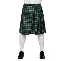 Boland Schotse rok   groen   kilt   heren   M/XL   schotland   carnaval