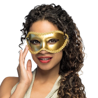 Venetiaans oogmasker   goud   volwassenen   Carnaval/gemaskerd bal   masker   verkleden