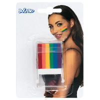 Boland Verkleed Schmink stick Regenboog   Pride/Rainbow feest   festival/thema feest