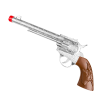 Boland Verkleed speelgoed Cowboy pistool/revolver   kunststof   28cm   wapens