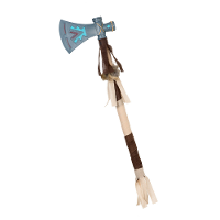 Verkleed speelgoed Indianen wapens   Tomahawk bijl   kunststof   45 cm   volwassenen