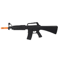 Verkleed speelgoed Politie/Soldaten geweer   machinegeweer   zwart   plastic   62 cm