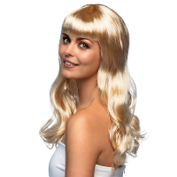 Verkleedpruik dames   blond   Cabaret/Hollywood/Diva   Carnaval   lang chique haar