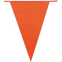 Vlaggenlijn   oranje   25 meter   kunststof   slinger   EK/WK   Koningsdag versiering