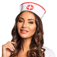 Zuster/verpleegster kapje/hoedje   carnaval verkleed accessoire   sexy nurse