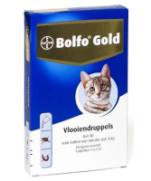Bolfo Gold 40 Kat tot 4 kg 4 pipetten