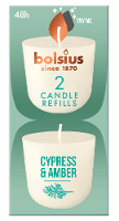 Bolsius Cypress & Amber Candle Refills