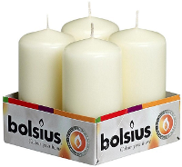 Bolsius Stompkaars Ivoor 100/50 4st