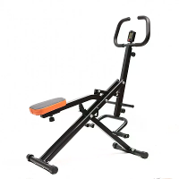 Bominfit Indoor Paardrijsimulator Fitnessmachine Buikspiertrainer Vouwbaar Oefenapparaat Tailletrainer met LED display