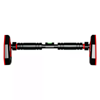 Bominfit Intelligente Dubbele veer Pull Up Bar & 1080 kg Zware Reiniging Geen Boren Deurpost Gym Bar voor Thuisfitness