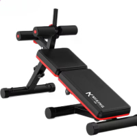 Bominfit MK 028 multifunctioneel liggend bord inklapbaar Abs bord thuis sit up bord buispot stoel bankdrukken kruk gewic