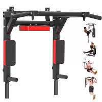 Bominfit Multifunctionele Wand Gemonteerde Pull Up Bar Thuis Fitness Apparatuur Verstelbare Horizontale Bar Voor Chin Up