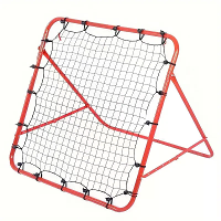 Bominfit Opvouwbaar Stalen Voetbal Terugspringnet Verstelbaar Voetbaldoel Trainingshulpmiddel Mesh Schietbal Sportuitrus