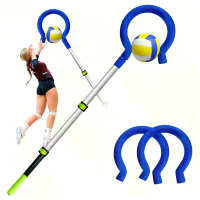 Bominfit Tandem Volleybal Spike Trainer verstelbare aluminiumlegering paal 40