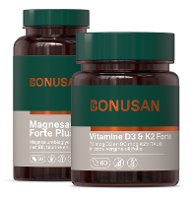 Bonusan Magnesan Forte Plus + Vitamine D3 & K2 Forte   Combiset