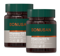 Bonusan Vitamine D3 75 Capsules Duoverpakking