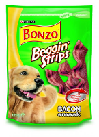 120 Gr Bonzo Beggin' Strips Bacon