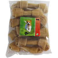 Brekz Rawhide   runderhuidbot geknoopt kauwsnack hond 13 cm 30 stuks