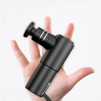 BOOSTER Mini Elektrische Spier Massage Pistool Vier Snelheid Aanpassing Pocket Nek Spier Massager Geluidsarm Pijn Therap