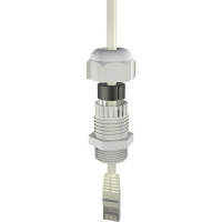 Bopla 12002404 Wartel M25 Polyamide Grijs wit (RAL 7035) 1 stuk(s)