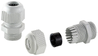 Bopla 12002500 Wartel Geïntegreerde trekontlasting M32 Polyamide Grijs wit (RAL 7035) 1 stuk(s)