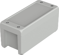 Bopla BA S 180809 F Bocube Alu Gehäuse 7035 00164135 Industriële behuizing 199 x 86 x 90 Aluminium Grijs wit (RAL 7035) 1 stuk(s)