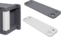Bopla BA WL 13 7035 Wandklem (l x b x h) 130 x 40 x 8 mm Aluminium Grafietgrijs (RAL 7024) 2 stuk(s)