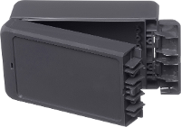 Bopla Bocube B 140806 ABS 7024 Wandbehuizing, Installatiebehuizing 80 x 151 x 60 ABS Grafietgrijs (RAL 7024) 1 stuk(s)