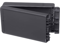Bopla Bocube B 221306 ABS 7024 Wandbehuizing, Installatiebehuizing 125 x 231 x 60 ABS Grafietgrijs (RAL 7024) 1 stuk(s)