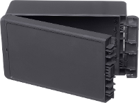 Bopla Bocube B 221309 ABS 7024 96035234 Industriële behuizing 125 x 231 x 90 ABS Grafietgrijs (RAL 7024) 1 stuk(s)
