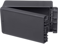Bopla Bocube B 221309 PC V0 7024 Wandbehuizing, Installatiebehuizing 125 x 231 x 90 Polycarbonaat Grafietgrijs (RAL 7024) 1 stuk(s)