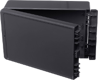 Bopla Bocube B 261706 ABS 7024 Wandbehuizing, Installatiebehuizing 170 x 271 x 60 ABS Grafietgrijs (RAL 7024) 1 stuks
