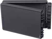 Bopla Bocube B 261706 PC V0 7024 Wandbehuizing, Installatiebehuizing 170 x 271 x 60 Polycarbonaat Grafietgrijs (RAL 7024) 1 stuk(s)