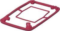 Bopla BOP 500 DI 3001 Afdichting TPE (geurloos rubbermengsel) Rood 1 stuk(s)